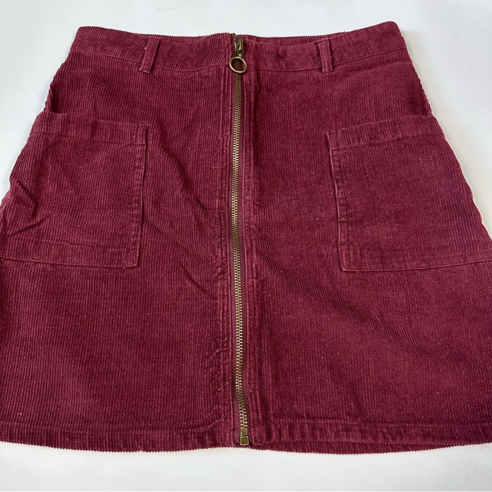 Altar’d State Corduroy Zipper Skirt